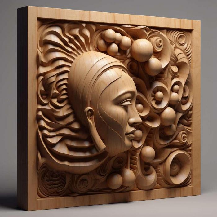 نموذج ثلاثي الأبعاد لآلة CNC 3D Art 